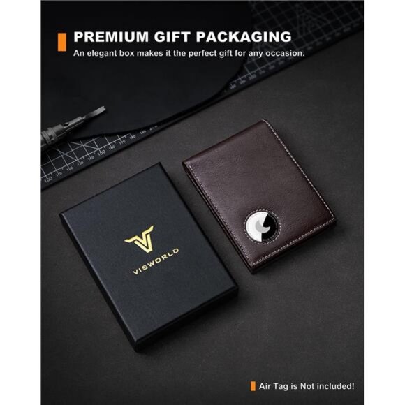 Bifold Full-Grain Leather Wallet for Men with RFID Blocking 11 Card Slots - Picture 6 of 7